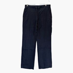 Vince‎ Camuto Black Twill Wide Leg Travel Comfort Casual Pull On Pants PXS XS